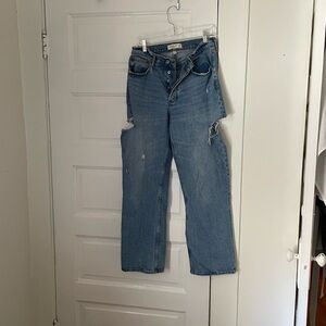 abercrombie Curve Love Low Rise 90s Baggy Jean